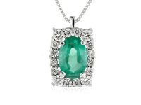 Necklace PG Gioielli Woman Fili Fantasia in White Gold Smeraldo ORSMART/1S